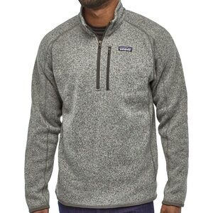 Patagonia Men’s Better Sweater 1/4 Zip Fleece in Stonewash